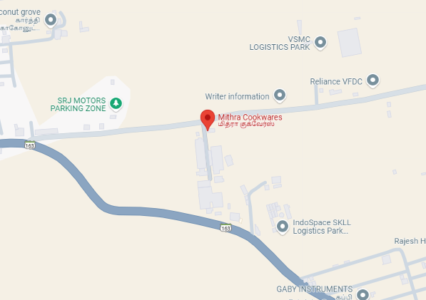 Map to Dhanvi Cookwares